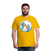 Thumbnail for Men's Mythical Pisces Premium T-Shirt - sun yellow