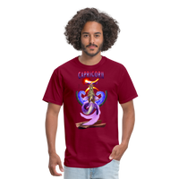 Thumbnail for Men's Astral Capricorn Classic T-Shirt - burgundy