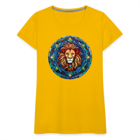 Thumbnail for Women's Mosaic Leo Premium T-Shirt - sun yellow