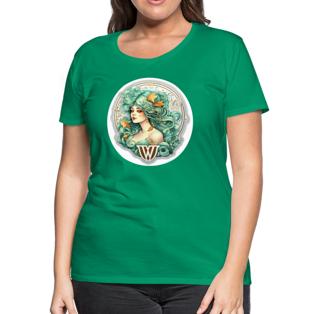 Women’s Symbol Virgo Premium T-Shirt - kelly green