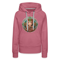 Thumbnail for Women’s Mythical Virgo Premium Hoodie - mauve