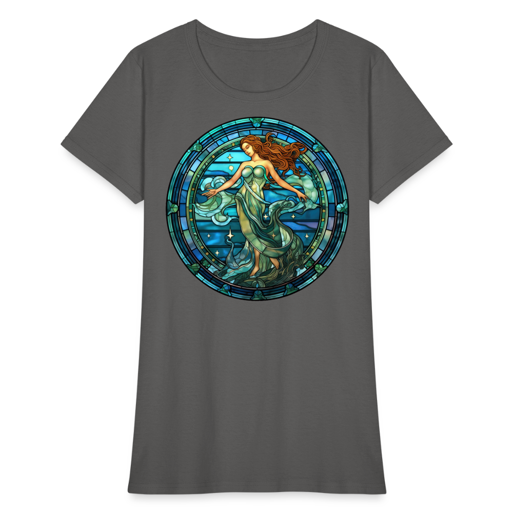 Women's Mosaic Aquarius T-Shirt - charcoal