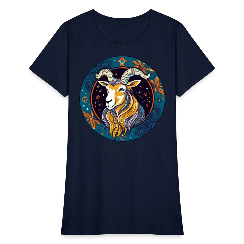 Women's Mythical Capricorn T-Shirt - navy