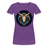 Thumbnail for Women’s Mystic Capricorn Premium T-Shirt - purple