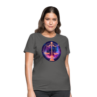 Thumbnail for Women's Magic Libra T-Shirt - charcoal