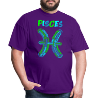 Thumbnail for Men's Power Words Pisces Classic T-Shirt - purple