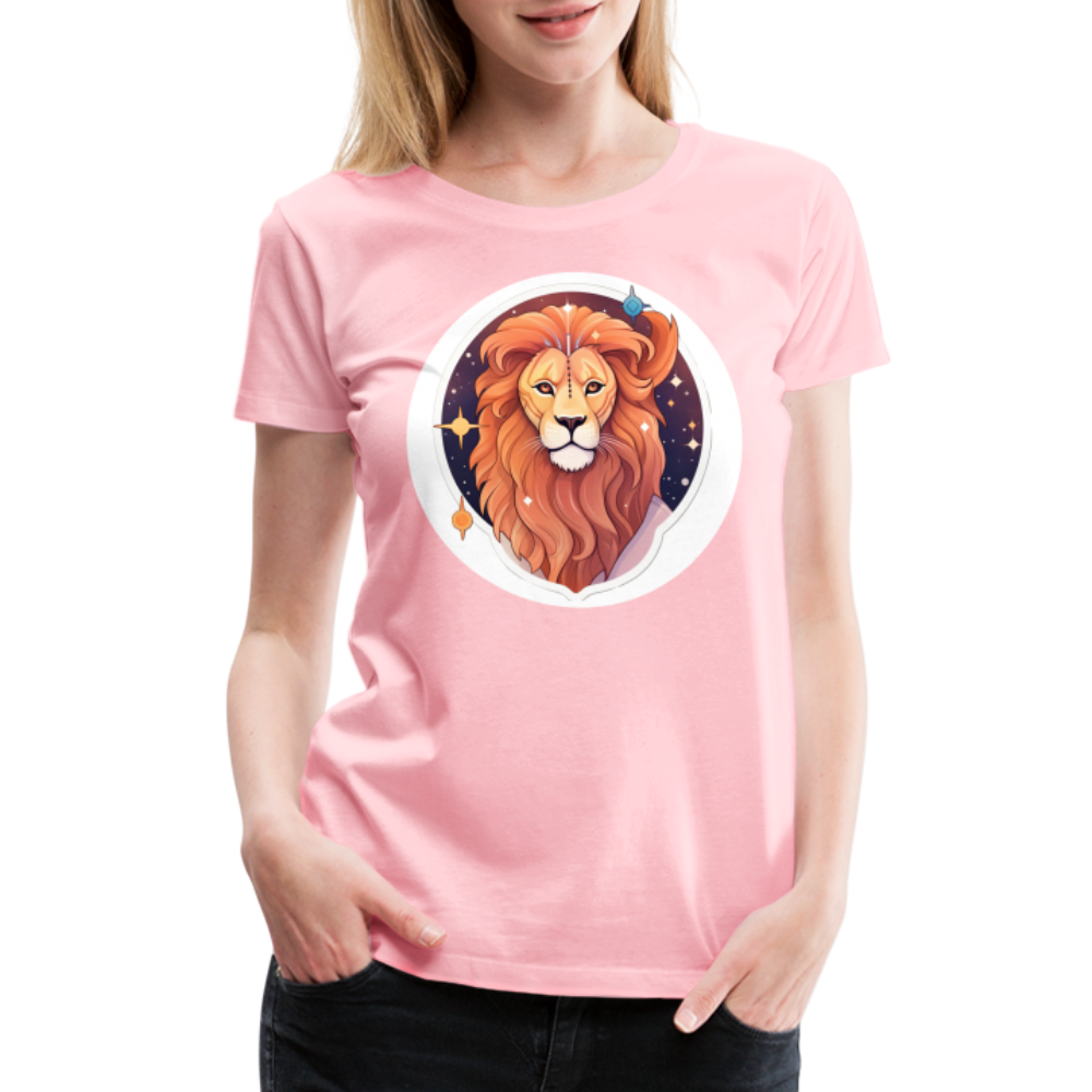 Women's Symbol Leo Premium T-Shirt - pink