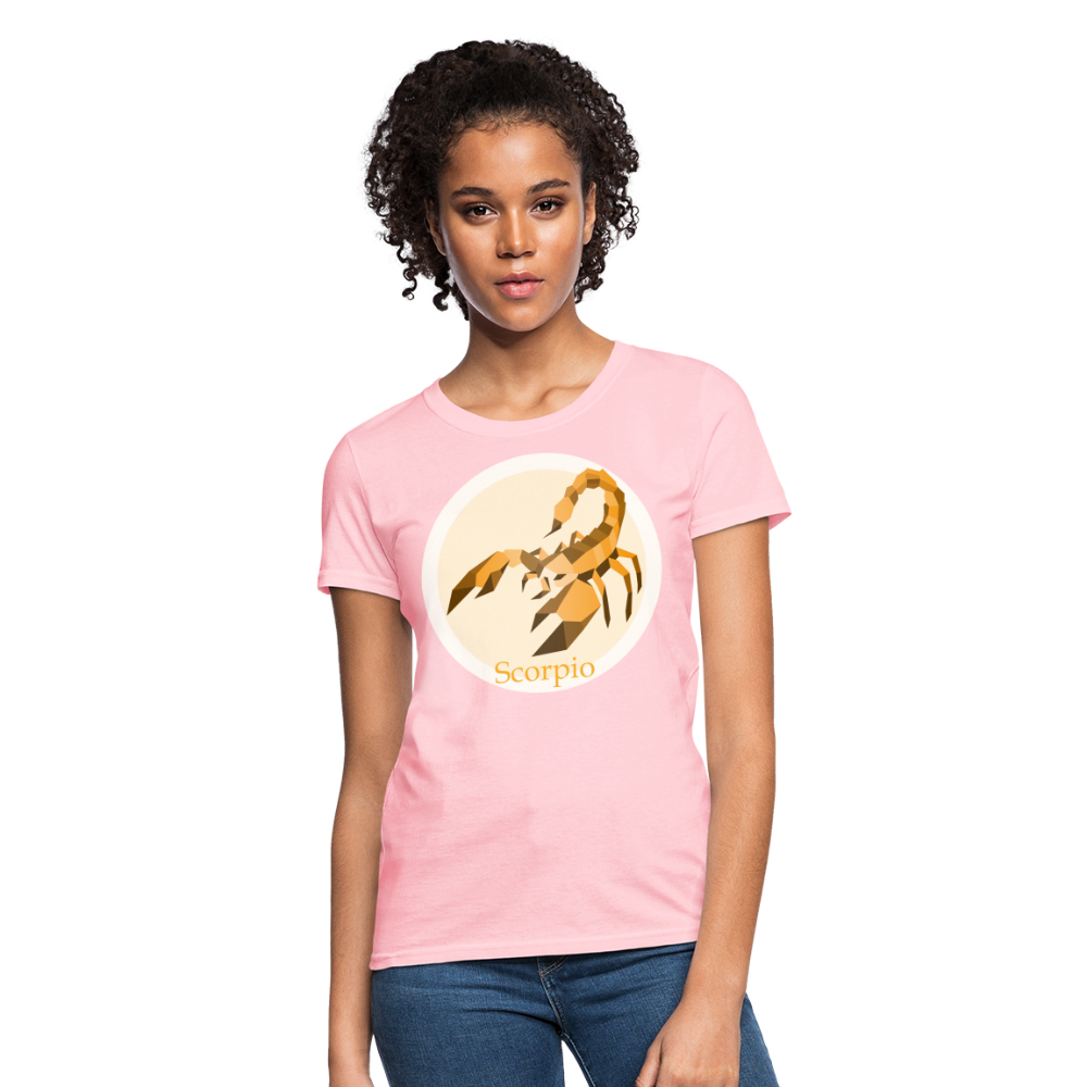 Women's Mosaic Scorpio T-Shirt - pink