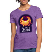 Thumbnail for Women's Glow Cancer T-Shirt - purple heather