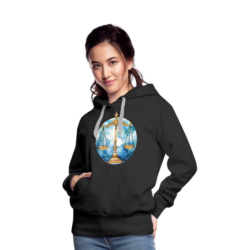 Women’s Mythical Libra Premium Hoodie - black