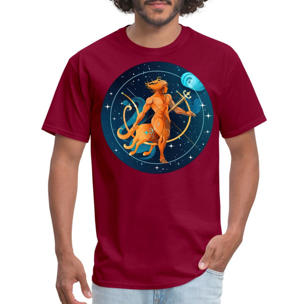 Men's Mythical Sagittarius Classic T-Shirt - burgundy