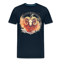 Thumbnail for Men's Mythical Aries Premium T-Shirt - deep navy