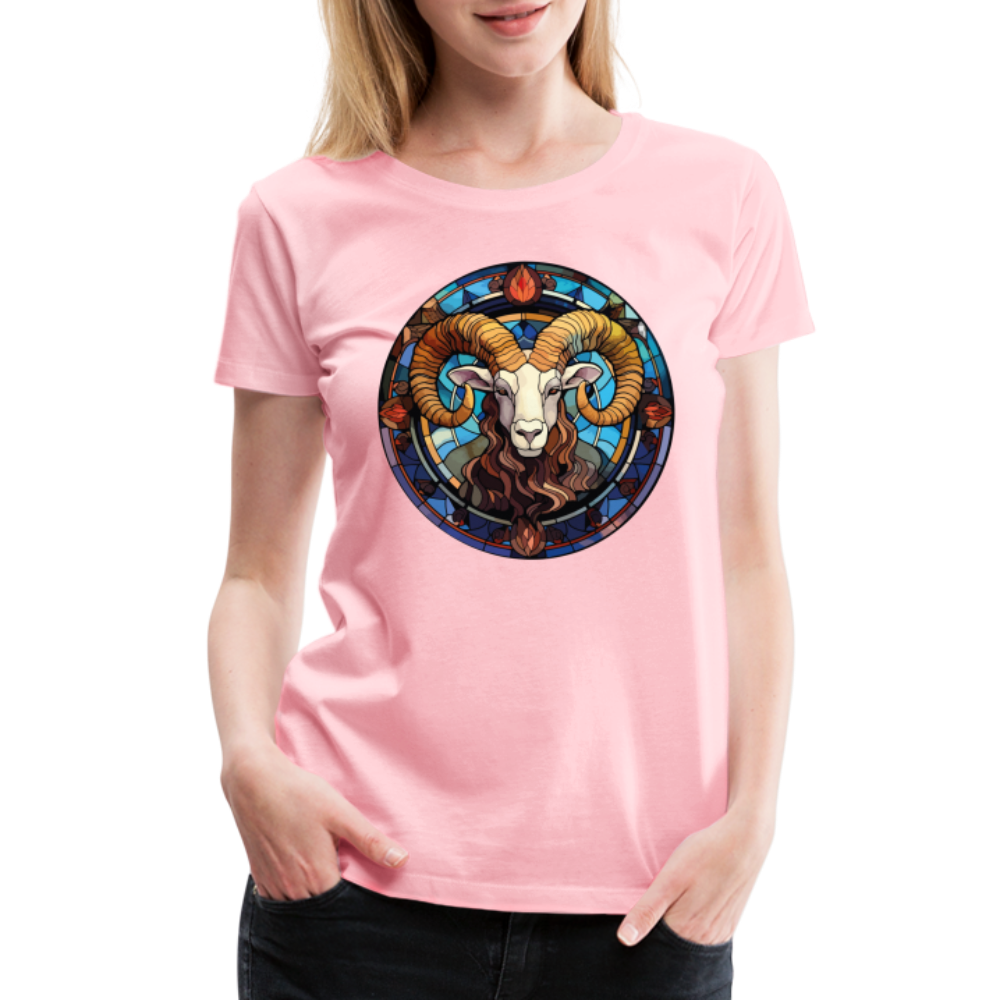 Women’s Mosaic Aries Premium T-Shirt - pink