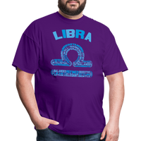 Thumbnail for Men's Power Words Libra Classic T-Shirt - purple