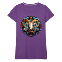 Thumbnail for Women’s Mosaic Aries Premium T-Shirt - purple