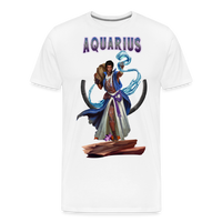 Thumbnail for Men's Astral Aquarius Premium T-Shirt - white