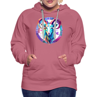 Thumbnail for Women’s Mythical Aries Premium Hoodie - mauve