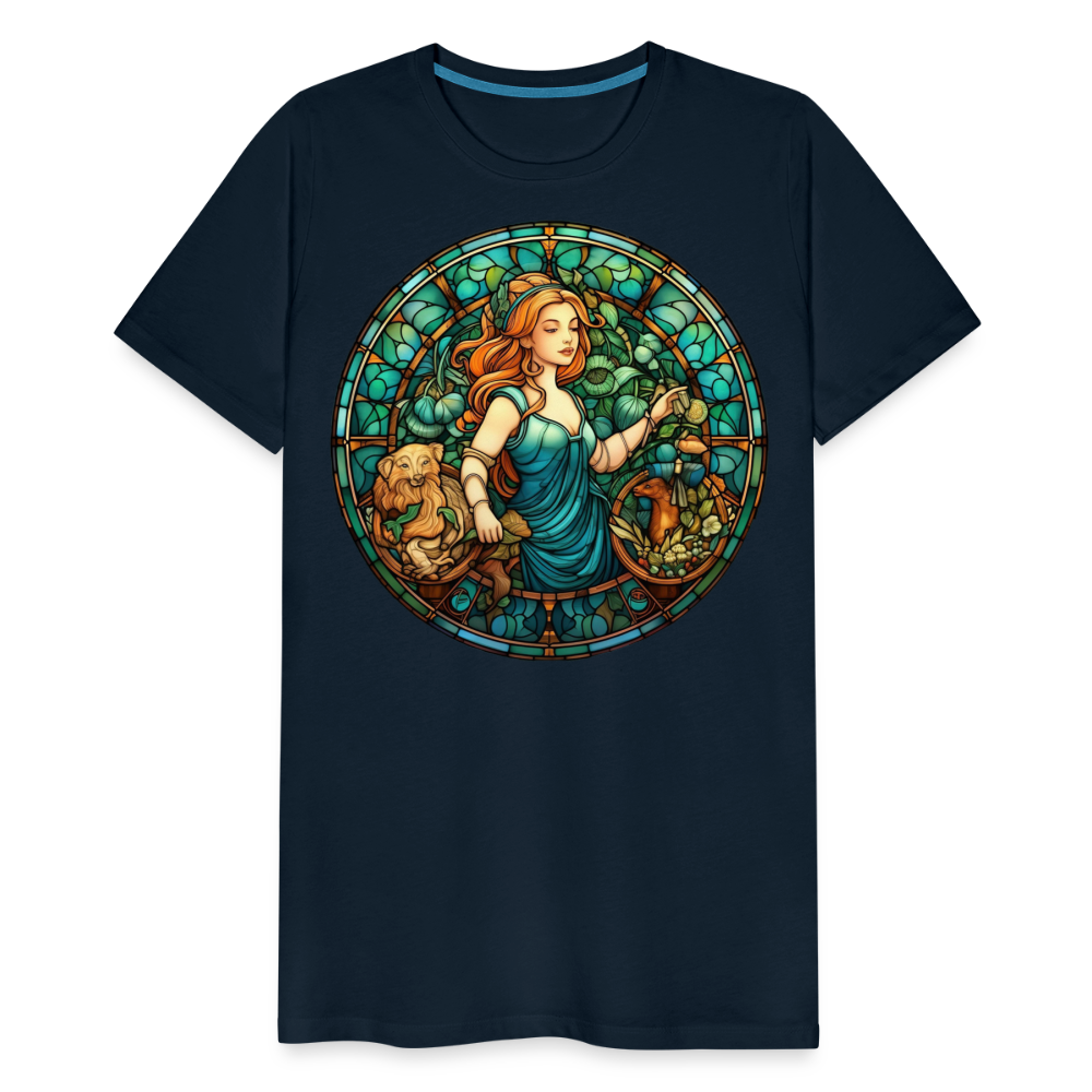 Men's Mosaic Virgo Premium T-Shirt - deep navy