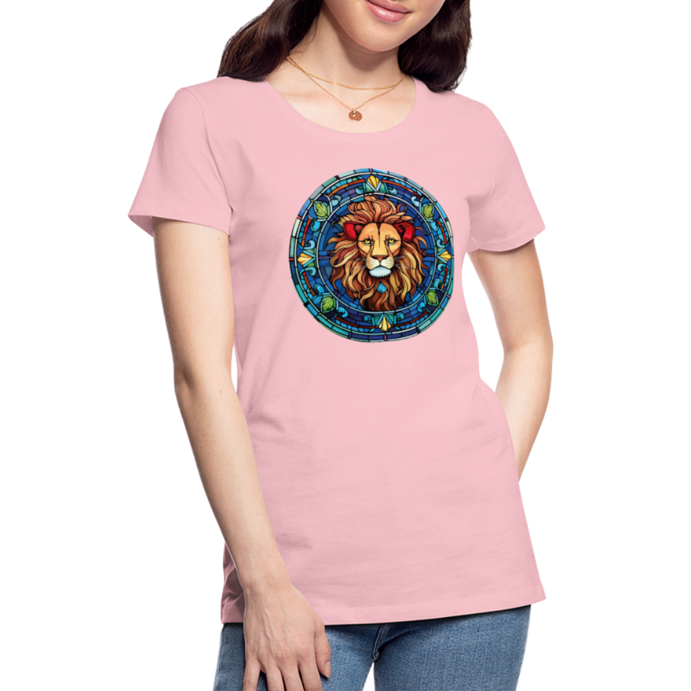 Women's Mosaic Leo Premium T-Shirt - pink