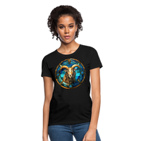 Thumbnail for Women's Mosaic Capricorn T-Shirt - black