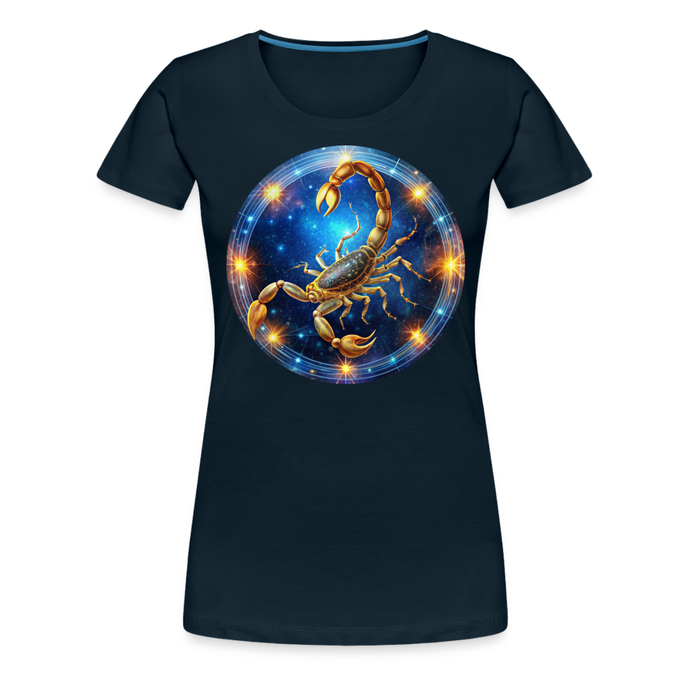 Women’s Mystic Scorpio Premium T-Shirt - deep navy