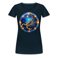 Thumbnail for Women’s Mystic Scorpio Premium T-Shirt - deep navy