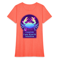 Thumbnail for Women's Neon Cancer T-Shirt - heather coral