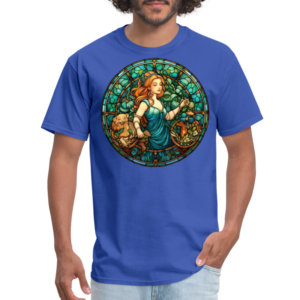 Men's Mosaic Virgo Classic T-Shirt - royal blue