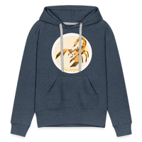 Thumbnail for Women’s Mosaic Scorpio Premium Hoodie - heather denim