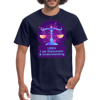 Thumbnail for Men's Neon Libra Classic T-Shirt - navy