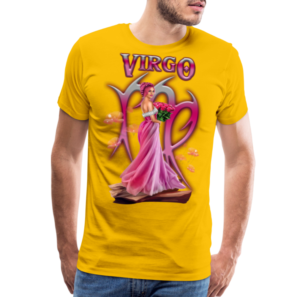 Men's Astral Virgo Premium T-Shirt - sun yellow