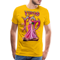 Thumbnail for Men's Astral Virgo Premium T-Shirt - sun yellow