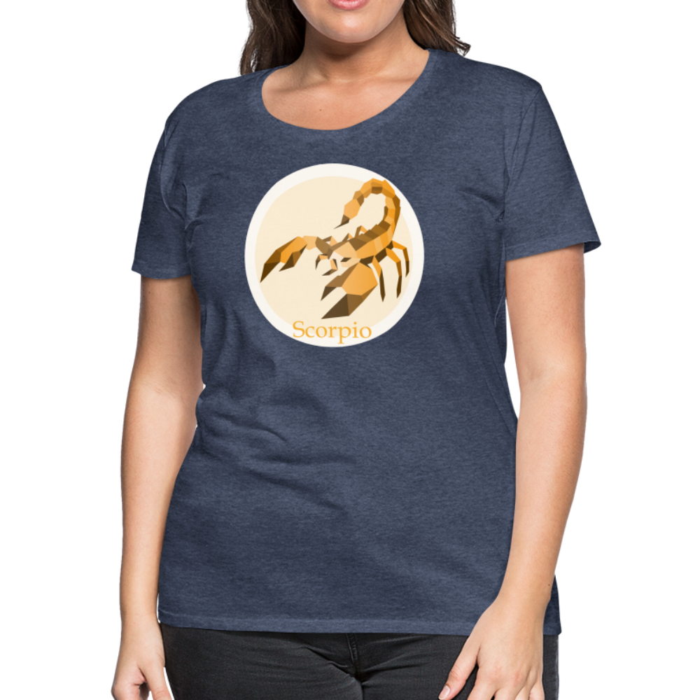 Women’s Mosaic Scorpio Premium T-Shirt - heather blue