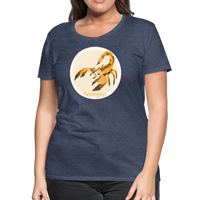 Thumbnail for Women’s Mosaic Scorpio Premium T-Shirt - heather blue