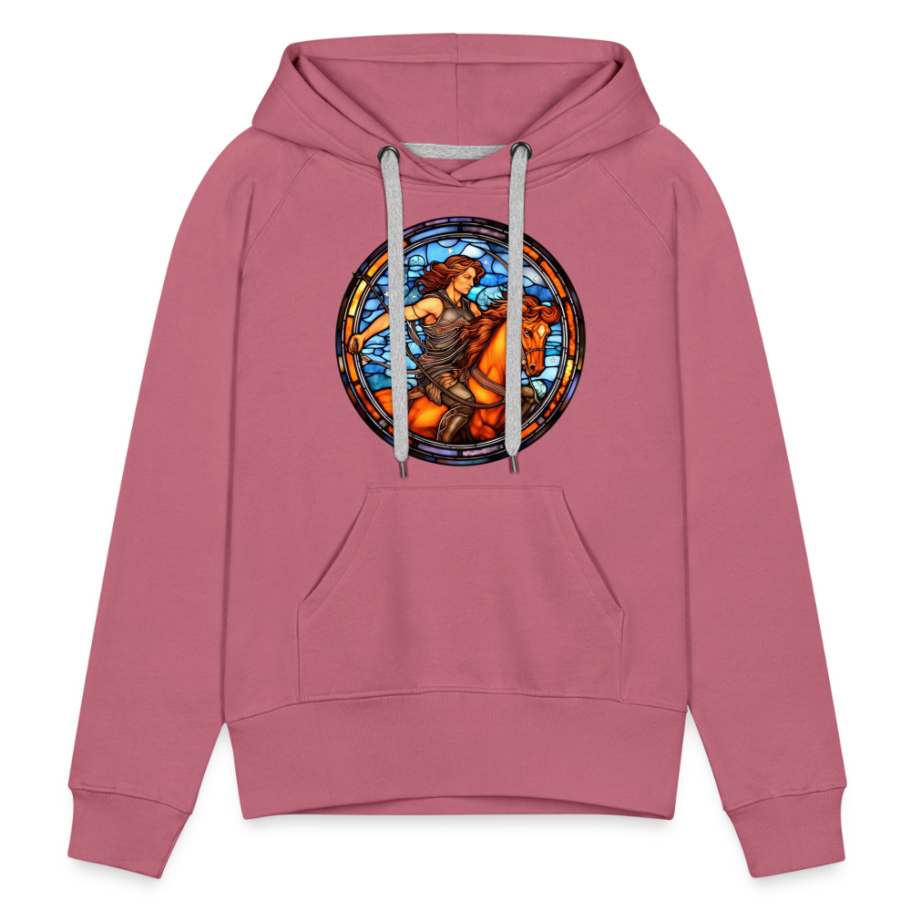 Women’s Mosaic Sagittarius Premium Hoodie - mauve