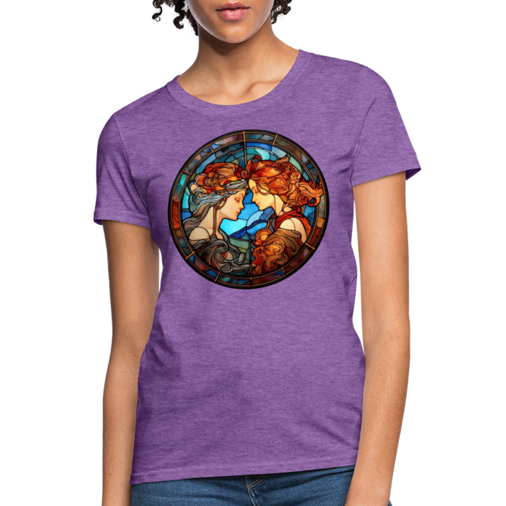 Women's Mosaic Gemini T-Shirt - purple heather