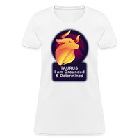 Thumbnail for Women's Glow Taurus T-Shirt - white