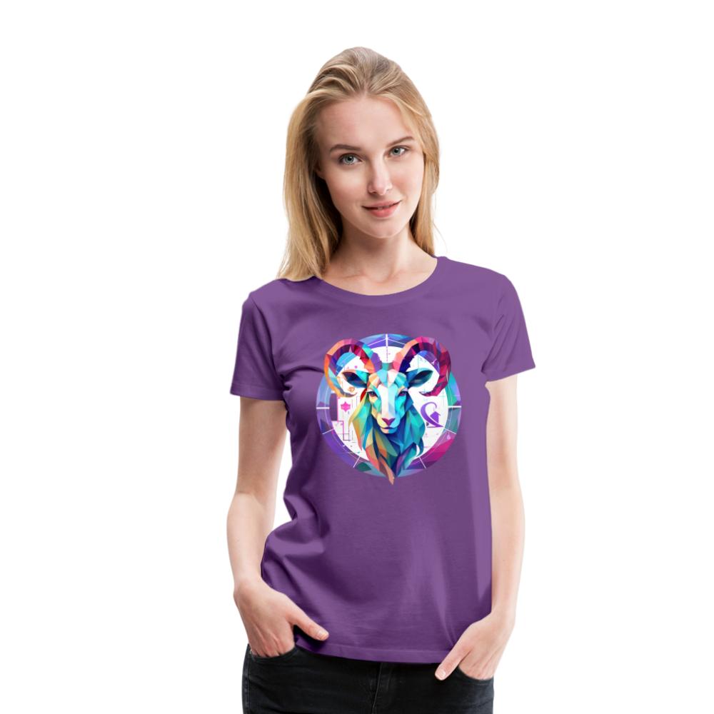 Women’s Mythical Aries Premium T-Shirt - purple