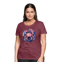 Thumbnail for Women’s Mythical Cancer Premium T-Shirt - heather burgundy