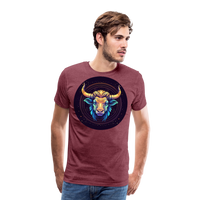 Thumbnail for Men's Magic Taurus Premium T-Shirt - heather burgundy