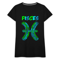 Thumbnail for Women's Power Words Pisces Premium T-Shirt - black