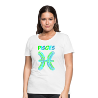 Thumbnail for Women's Power Words Pisces Premium T-Shirt - white