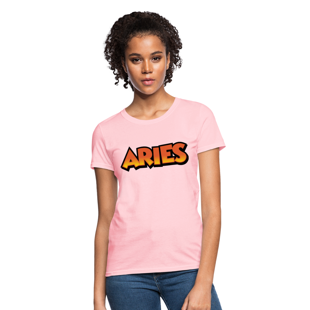 Women's Aries New Design T-Shirt - pink