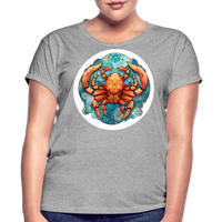 Thumbnail for Women's Symbol Cancer Relaxed Fit T-Shirt - heather gray