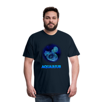 Thumbnail for Men's Aquarius Premium T-Shirt - deep navy