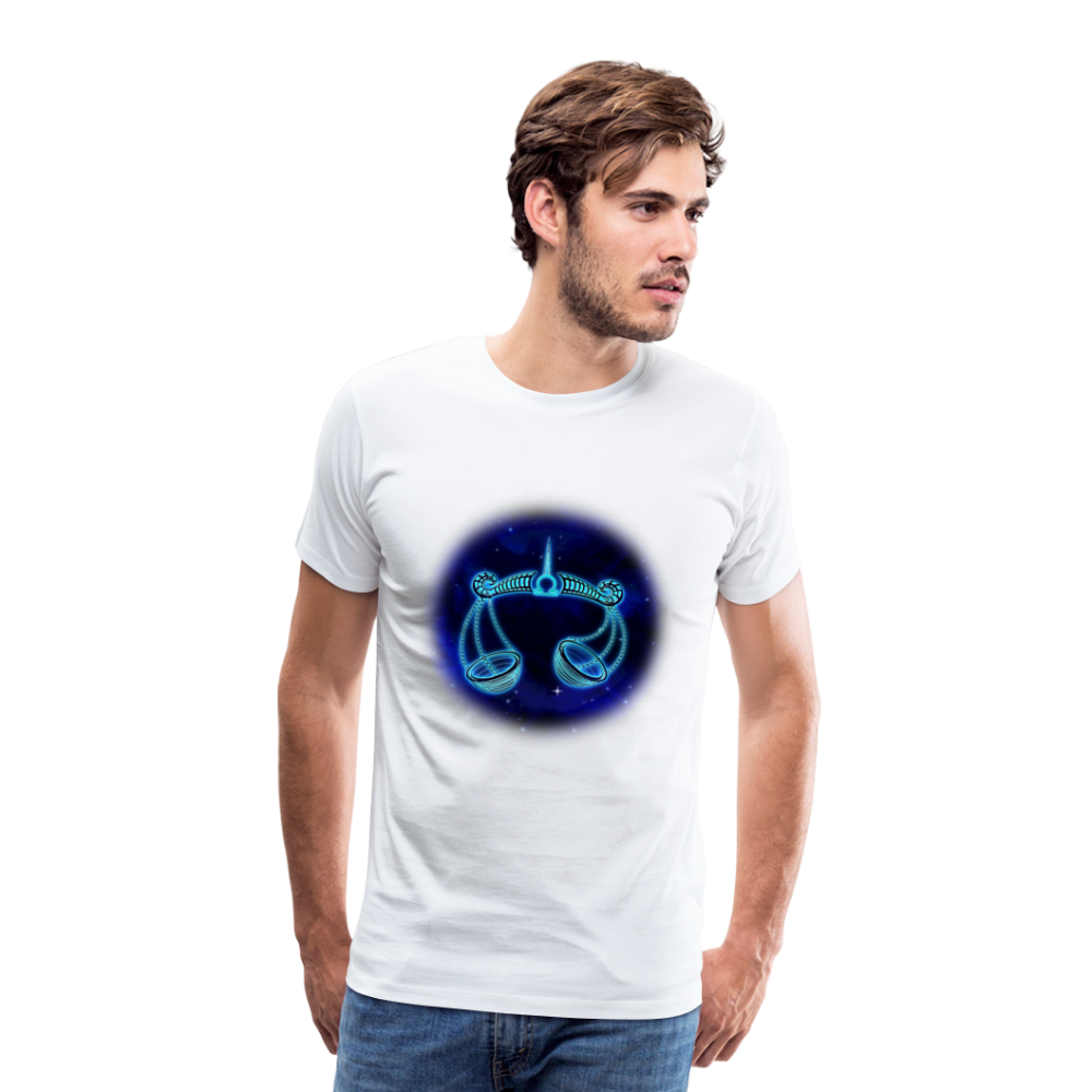 Men's Libra Premium T-Shirt - white