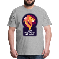 Thumbnail for Men's Glow Leo Premium T-Shirt - heather gray