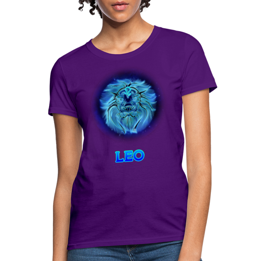 Women's Stellar Leo T-Shirt - purple