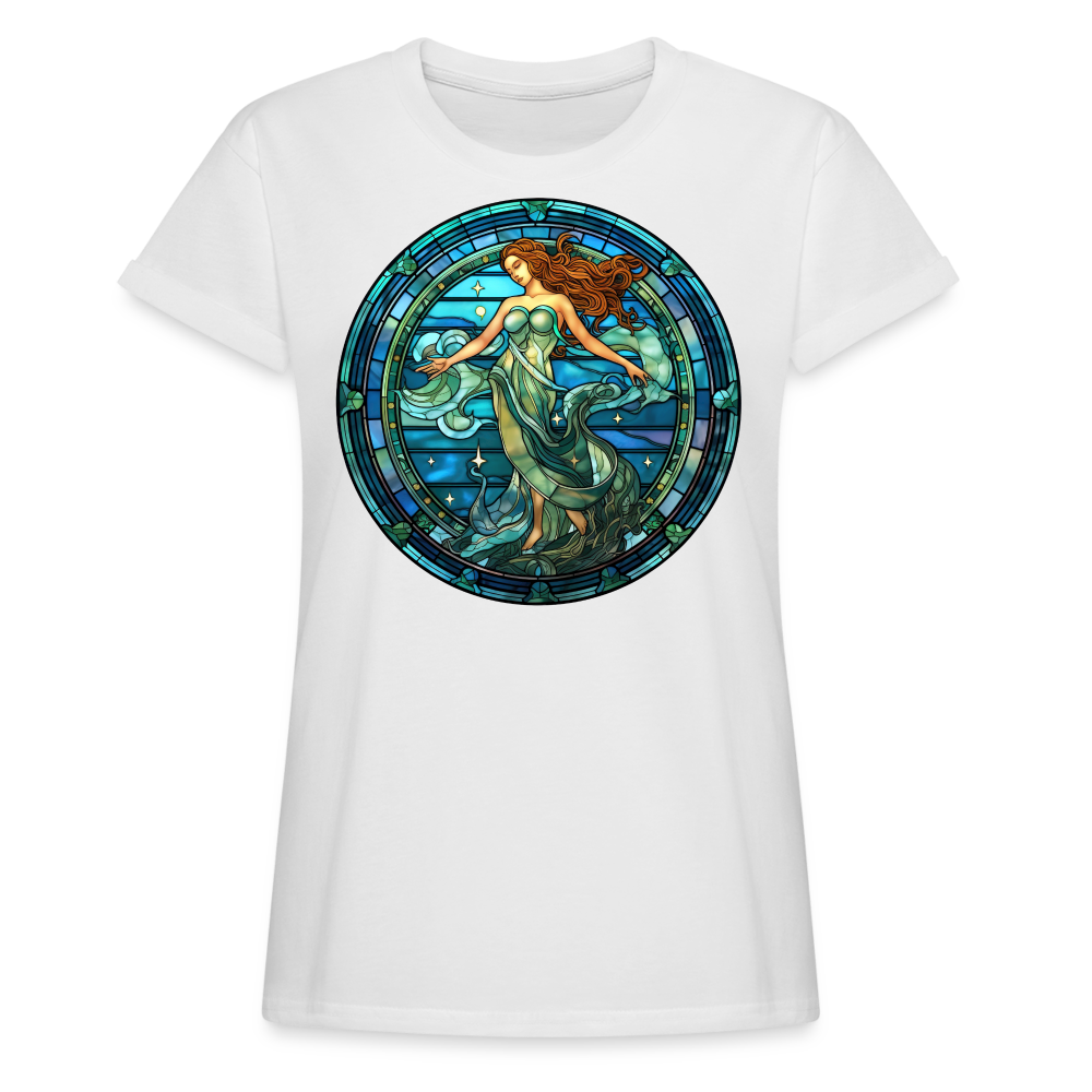 Women's Mosaic Aquarius Relaxed Fit T-Shirt - white