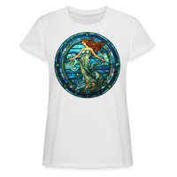 Thumbnail for Women's Mosaic Aquarius Relaxed Fit T-Shirt - white